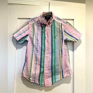 Ralph Lauren Boys Pastel Stripe Button Down